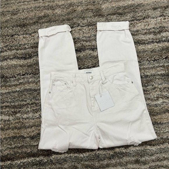 Pistola High Rise Relaxed Jeans Sz 25 | Pistola Presley High Rise Relaxed Roller - Picture 4 of 14